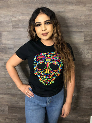 Blusa Bordada De Calavera, Sugarskull Shirt