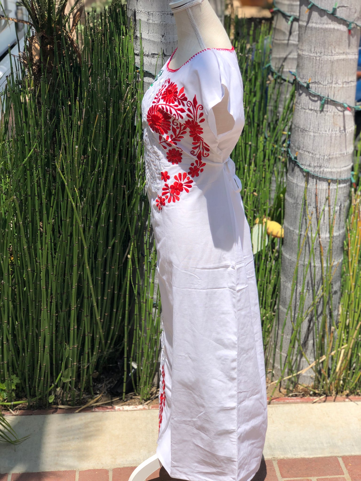 Dress Patria, Embroidered Mexican Dress, Vestido Patria, Vestido Mexicano