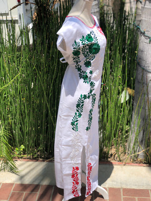 Dress Patria, Embroidered Mexican Dress, Vestido Patria, Vestido Mexic Malintzyn Dress Patria, Embroidered Mexican Dress, Vestido Patria, Vestido Mexic Malintzyn